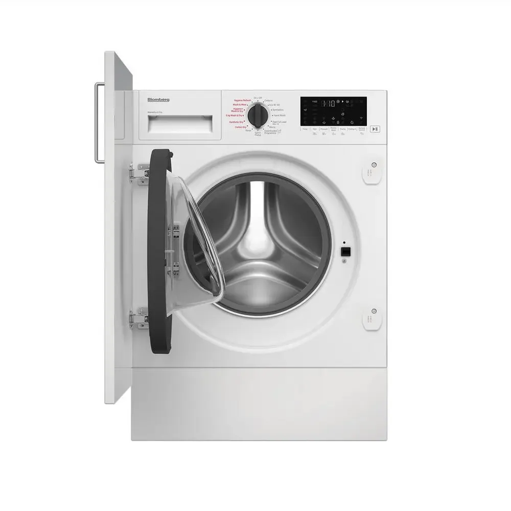 Blomberg LRI1854110 8kg/5kg 1400 Spin RecycledTub Integrated Washer Dryer, White
